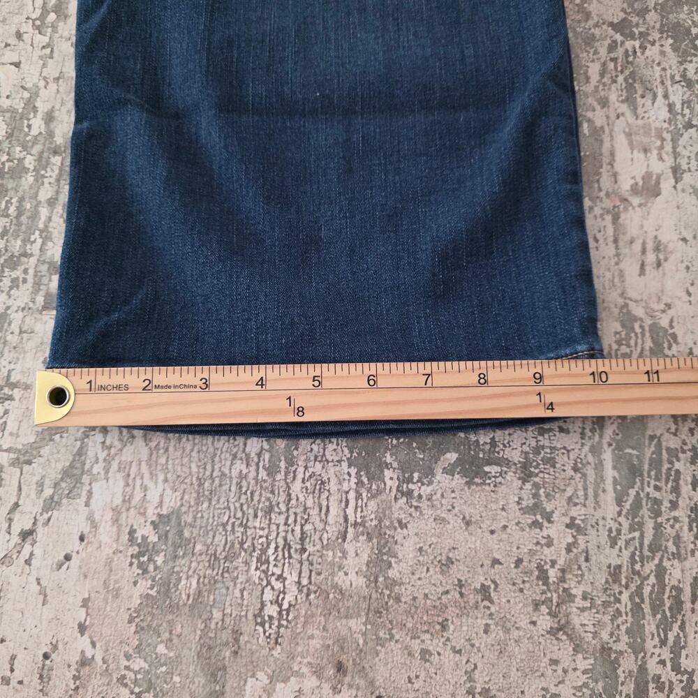 Lane Bryant Midrise Wide Leg Crop Blue Jeans Size 14 - Picture 7 of 8